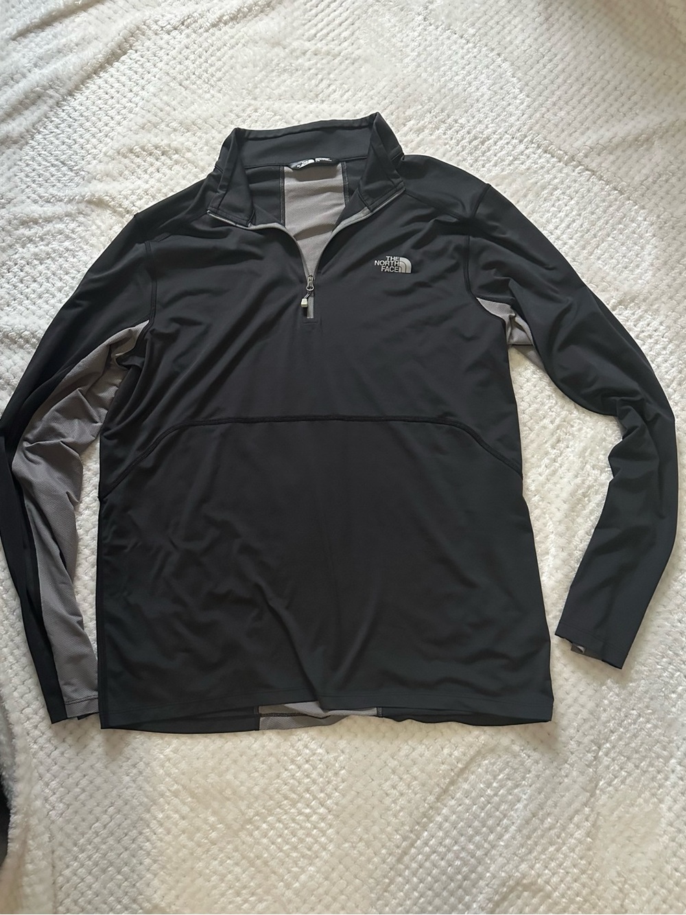 The North Face Black & Gray Quarter-Zip Performance Pullover